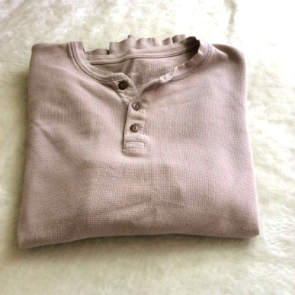 Sonoma Men's Long sleeve Oatmeal Color size large